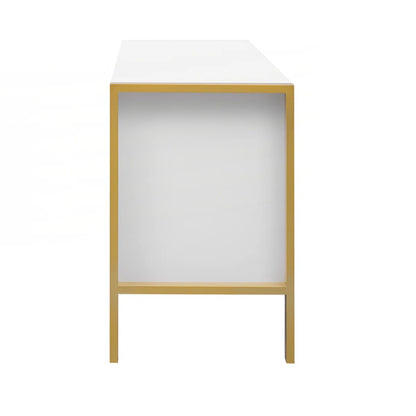 tv panel: 70.9'' Wide Modern tv panel with Open Shelves and Cable Management System