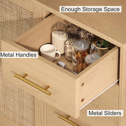 Microwave Stands: Multifunctional Kitchen Cabinet with Microwave Rack – Modern Microwave Stands with Charging Station, Drawers & Doors