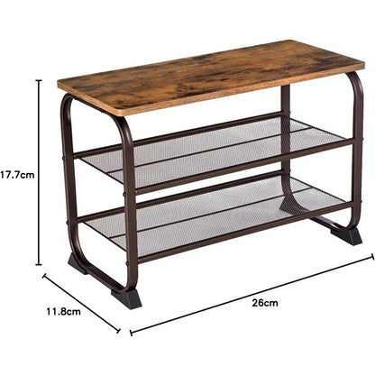 Shoe Rack: 7 Pair Shoe Storage Bench