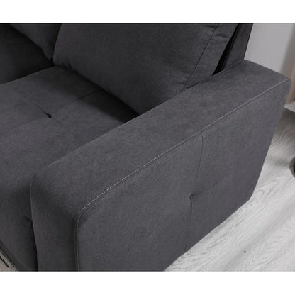 7 Seater Sofa Set: Modern Chenille Sectional Sofa Couch with Wide Upholstery