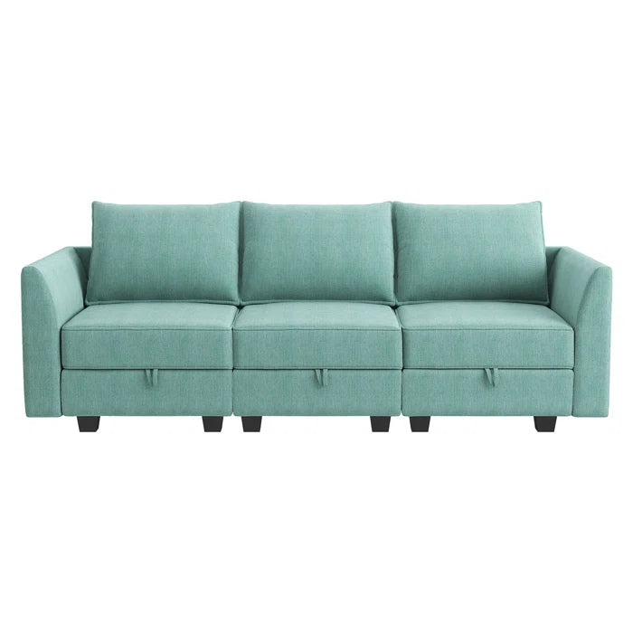 7 Seater Sofa Set:  87.01'' Upholstered Sofa for Stylish Living Room