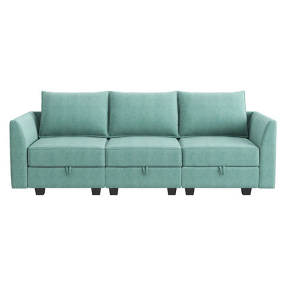 7 Seater Sofa Set:  87.01'' Upholstered Sofa for Stylish Living Room