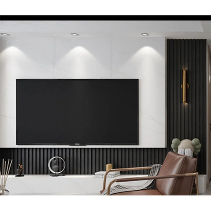 tv panel: Wood Wall Panels 94.5" Long, Decorative 3D Interior Shiplap Set