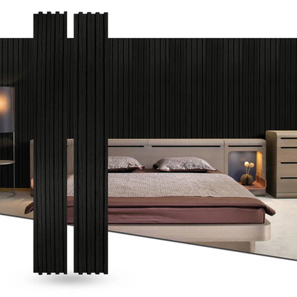 tv panel: Wood Wall Panels 94.5" Long, Decorative 3D Interior Shiplap Set
