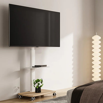tv panel: Floor tv panel for 32–70" screens with adjustable height