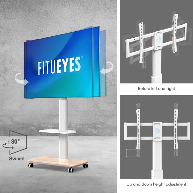 tv panel: Floor tv panel for 32–70" screens with adjustable height