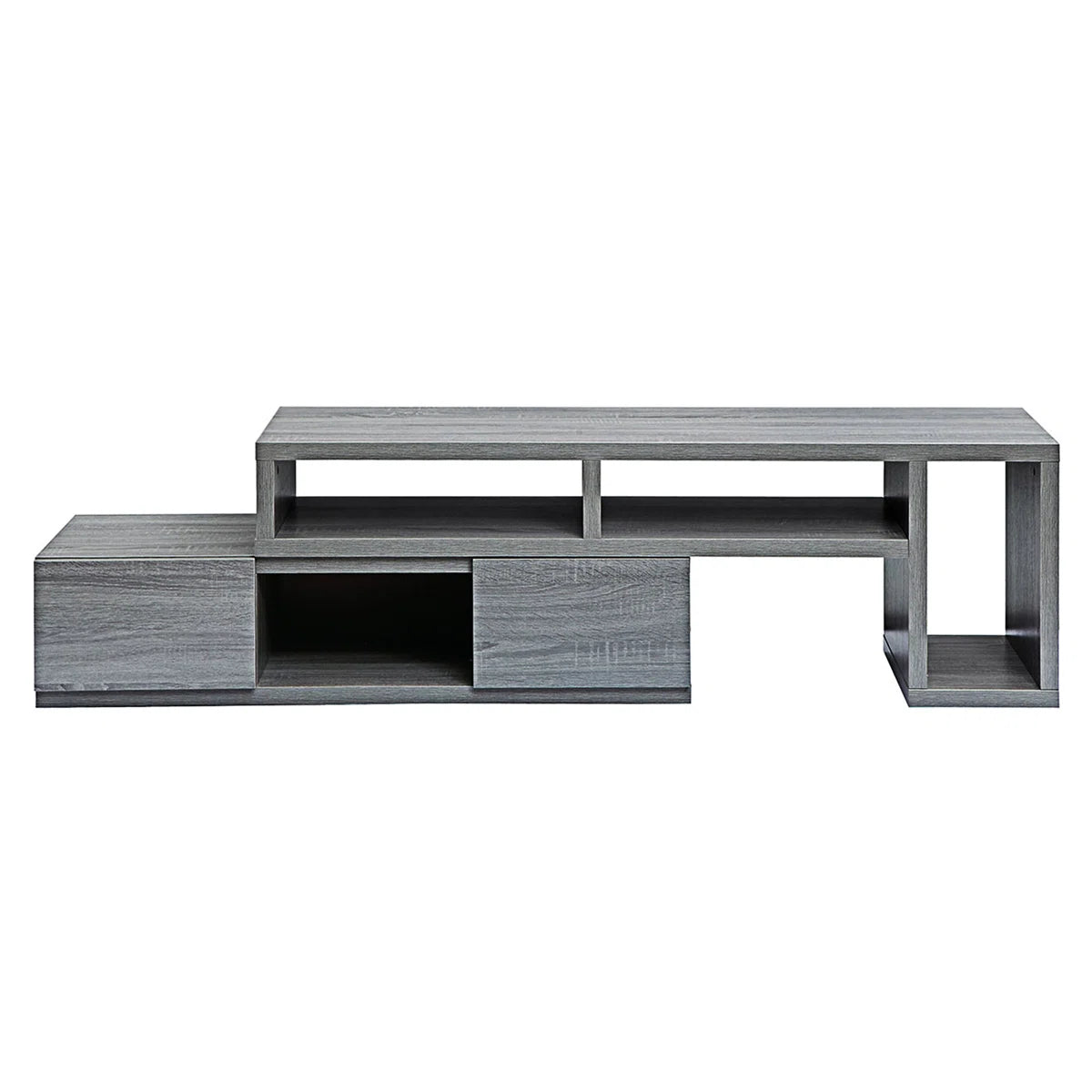 tv panel: Adjustable  tv panel Console with Expandable Frame and 2 Drawers