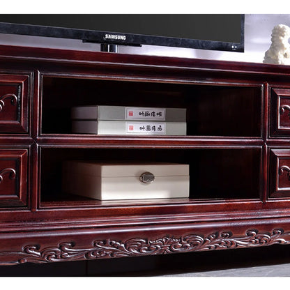 tv panel: Durable All-Wood tv panel with Storage and Timeless Look