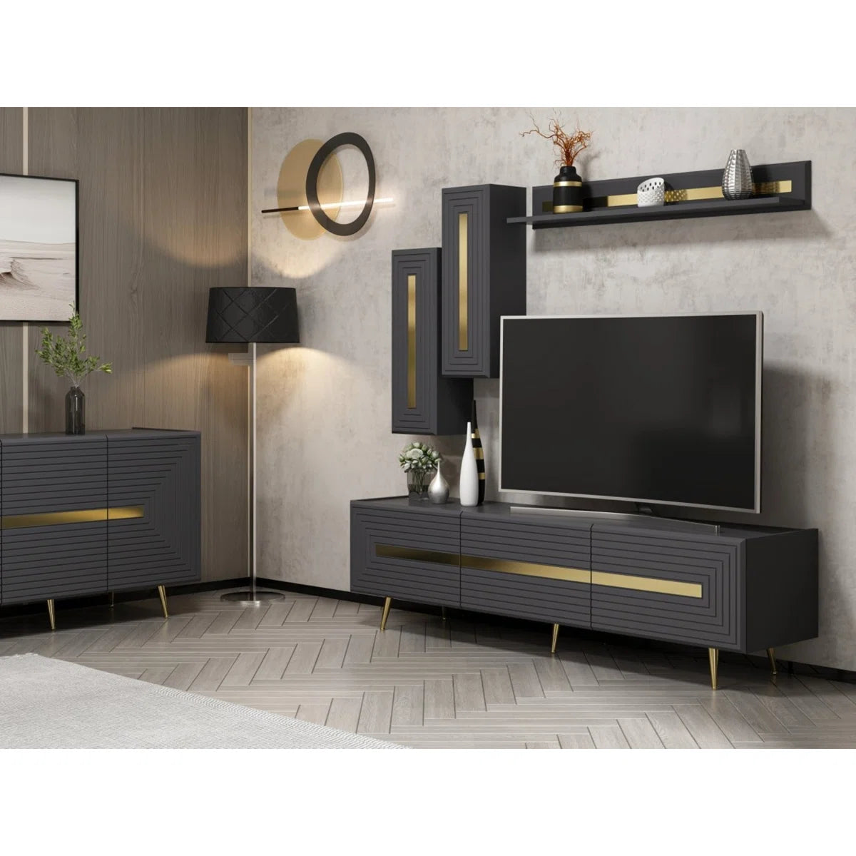 tv panel: Modern tv panel for TVs up to 78"