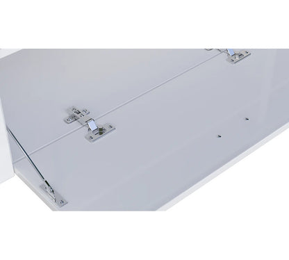 tv panel: Modern Entertainment Center for TVs up to 55" with Open Shelving