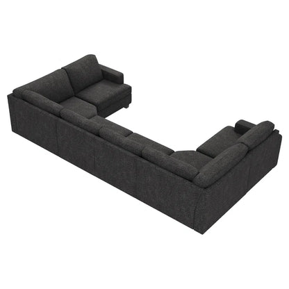 7 Seater Sofa Set: Spacious Sectional Sofa for Large Living Rooms