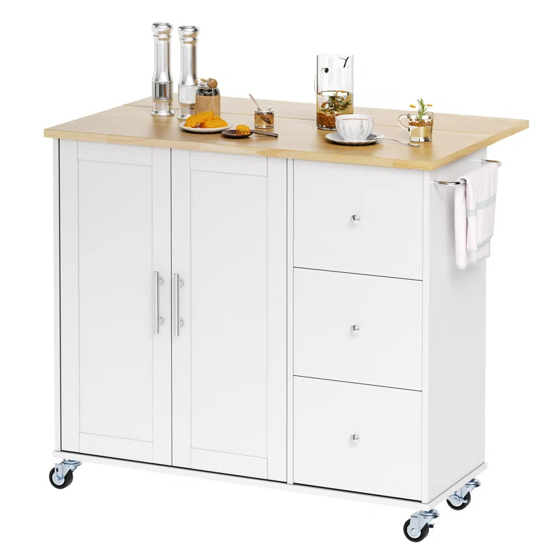 Kitchen Island Table: 39.7'' Stylish &amp; Functional Cart for Modern Kitchens