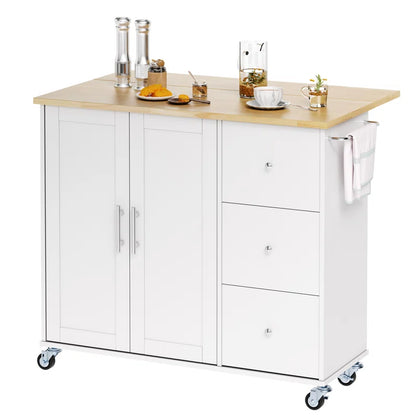 Kitchen Island Table: 39.7'' Stylish &amp; Functional Cart for Modern Kitchens