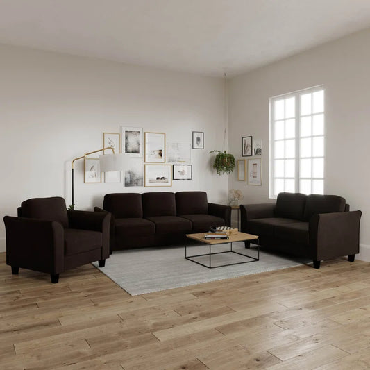 Luxury Sofa Sets: Arsaluis Flared Arm Sofa - Classic Elegance Meets Comfort