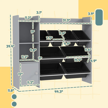Kids Toy Storage Unit: Isabelle & Max™ Organiser with Bins and Cubbies