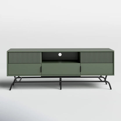 tv panel: tv panel fits 65" screens, features clean lines and storage