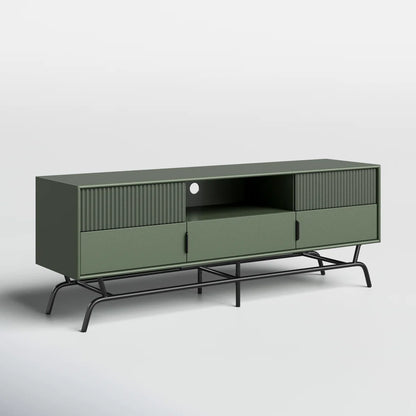 tv panel: tv panel fits 65" screens, features clean lines and storage