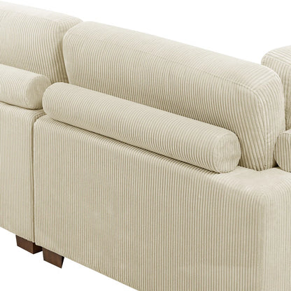 7 Seater Sofa Set: Modern 7-Piece Upholstered Sectional for Spacious Living Rooms