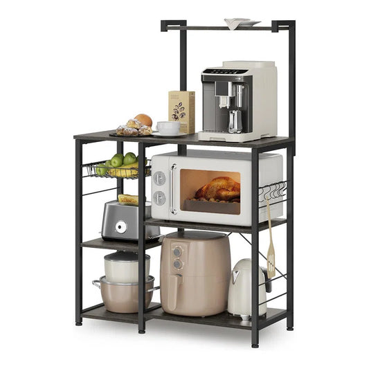 Kitchen Rack: Baker's Rack, Microwave Stand, Wire Basket Kitchen Storage Rack, Spice and Pot Shelves