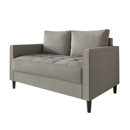 Luxury Sofa Sets: 3-Piece Linen Fabric Sofa Set with Chair, Loveseat & Sofa