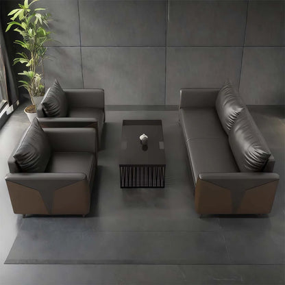 7 Seater Sofa Set: Stylish & Modern Coffee Table for Office Reception