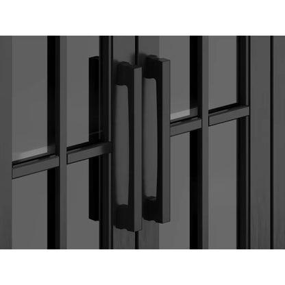 tv panel: 96" TV panel for 100" screens, two-tone finish, arrives fully assembled