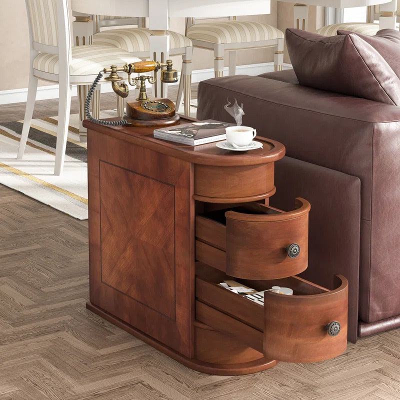 End Table: Brown End Table
