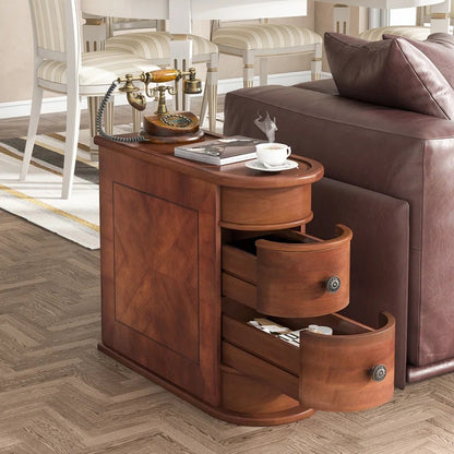 End Table: Brown End Table