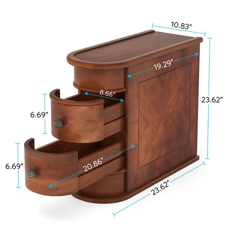 End Table: Brown End Table