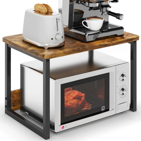 Kitchen Racks: 17.25'' Standard Baker's Rack Made of Steel and Compatible with Microwaves