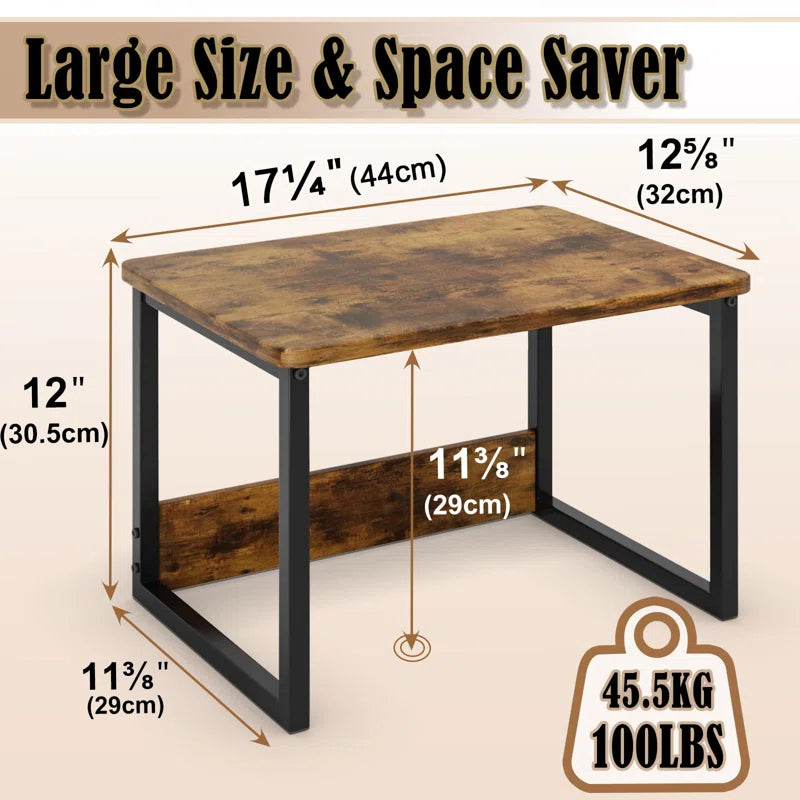 Kitchen Racks: 17.25'' Standard Baker's Rack Made of Steel and Compatible with Microwaves