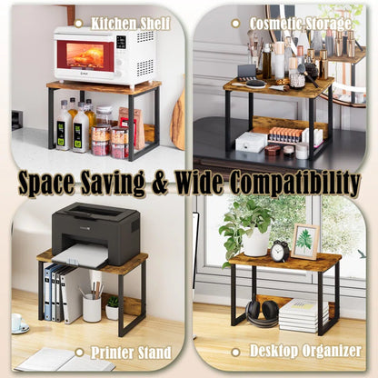 Kitchen Racks: 17.25'' Standard Baker's Rack Made of Steel and Compatible with Microwaves