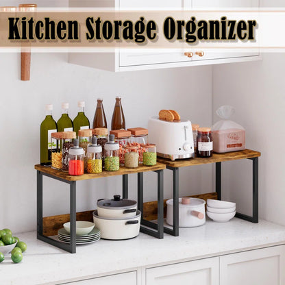 Kitchen Racks: 17.25'' Standard Baker's Rack Made of Steel and Compatible with Microwaves