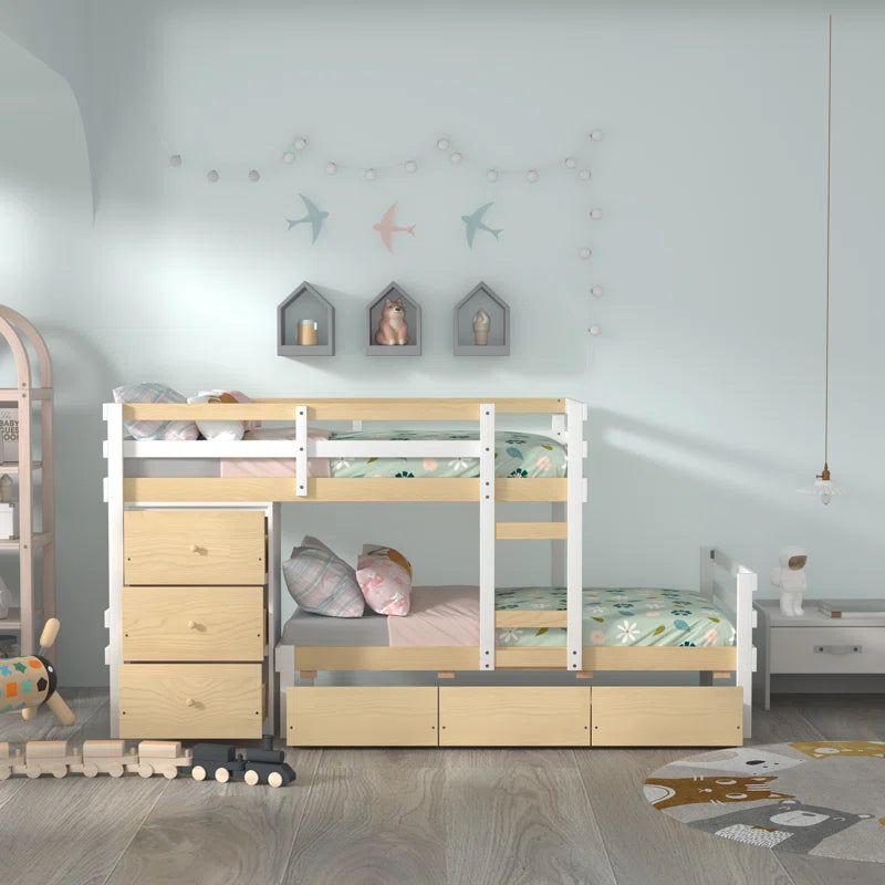 Bunk Bed: Kids Bed with Big Drawers