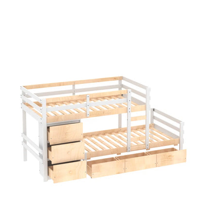 Bunk Bed: Kids Bed with Big Drawers