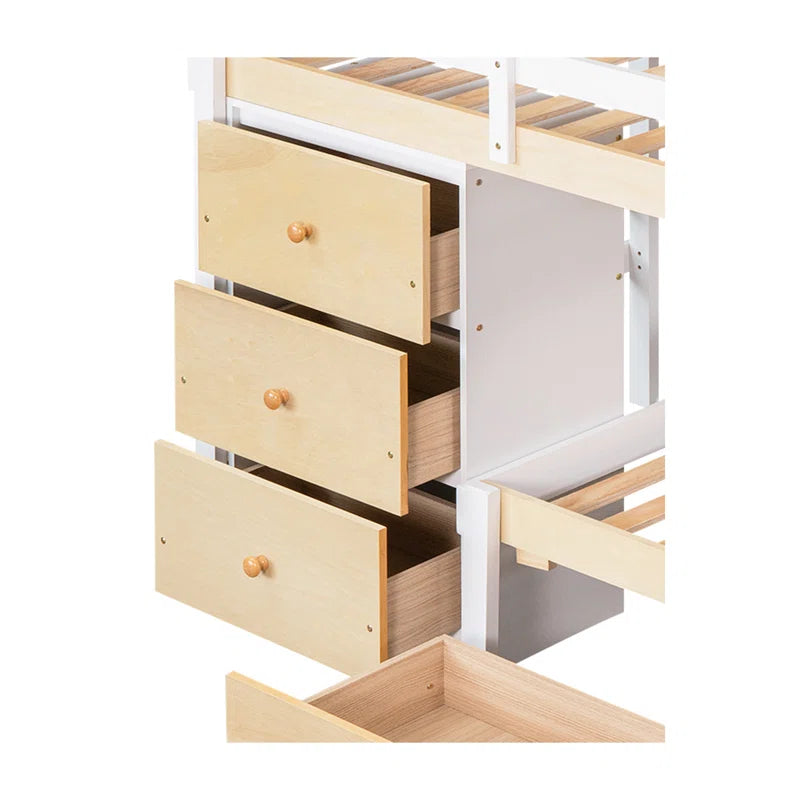 Bunk Bed: Kids Bed with Big Drawers