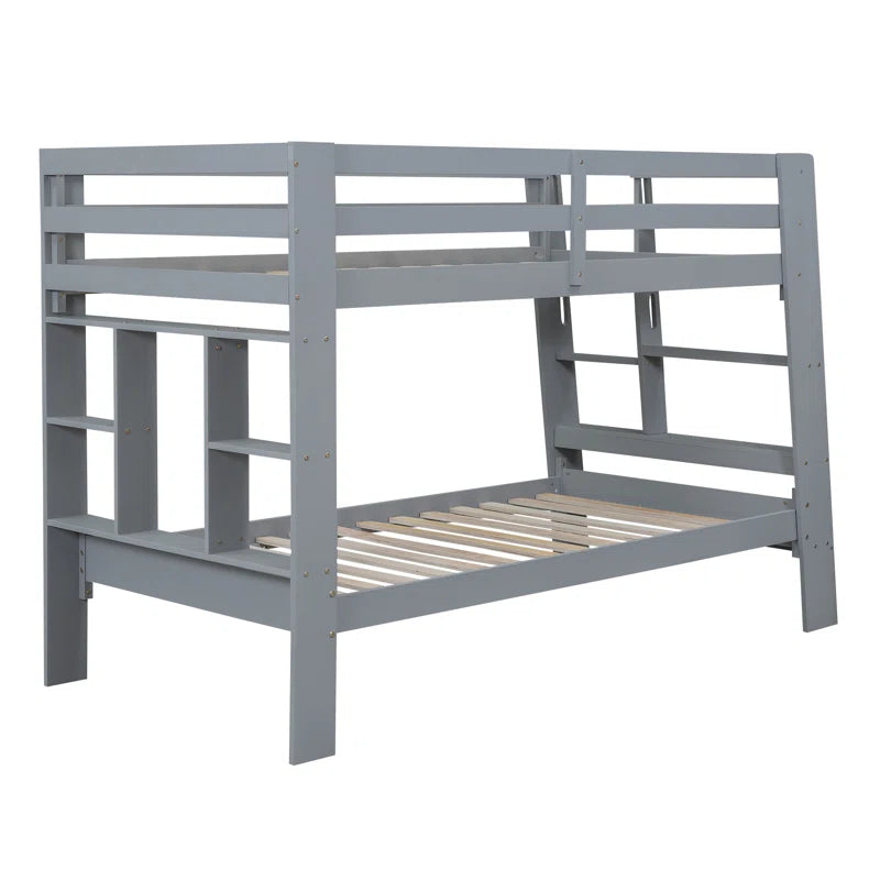 Bunk Bed: Kids Twin Bed Gray