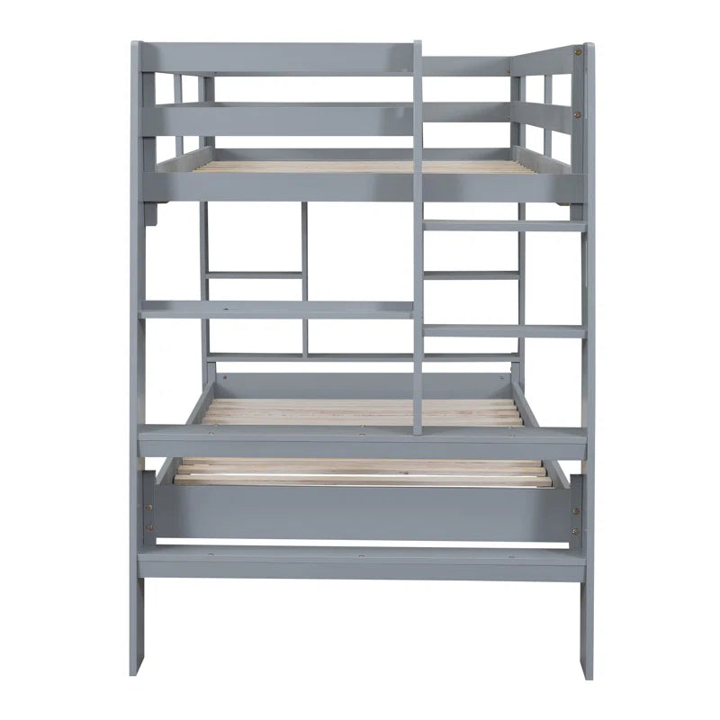 Bunk Bed: Kids Twin Bed Gray