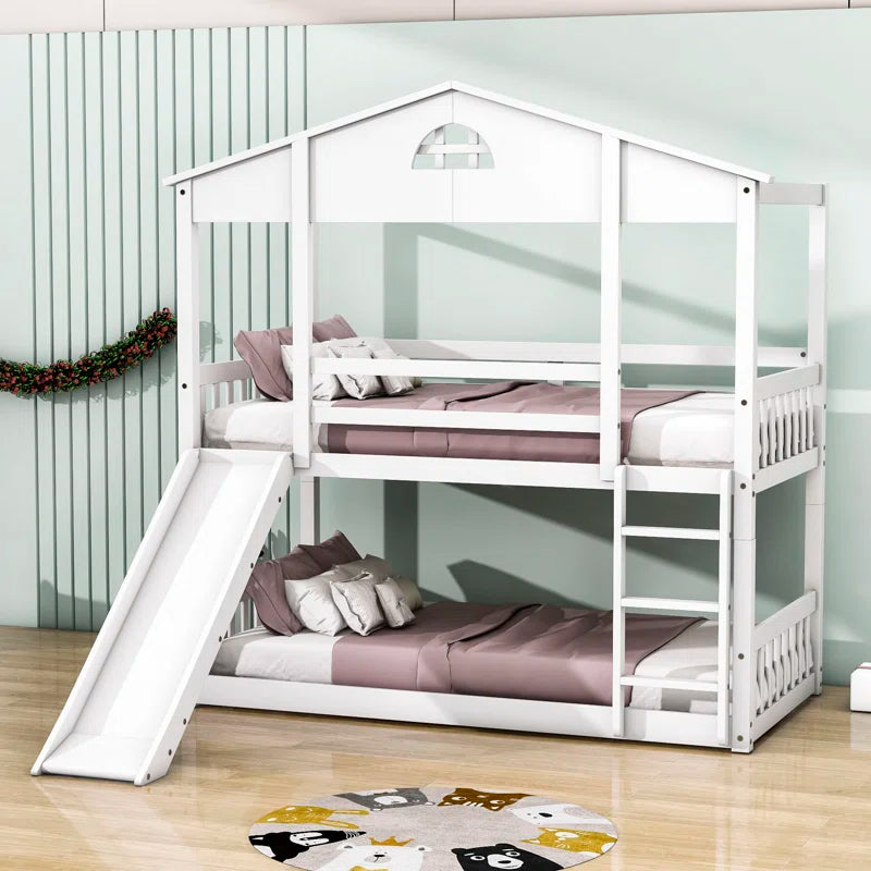 Bunk Bed: Kids Twin Bed White