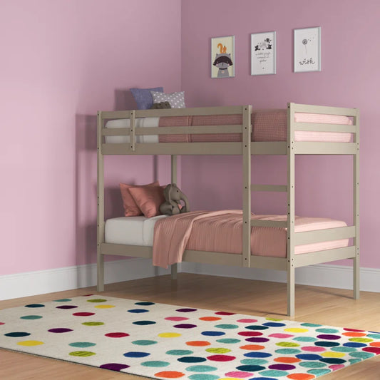 Bunk Bed: Kids Twin Over Bunk Bed