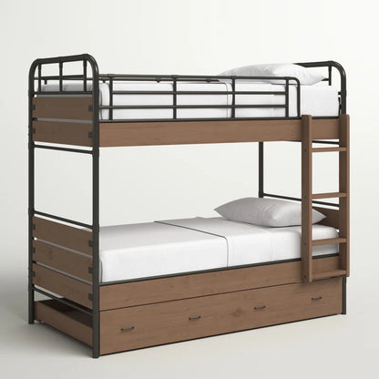Bunk Bed: Over Twin Kids Bed with Trundle