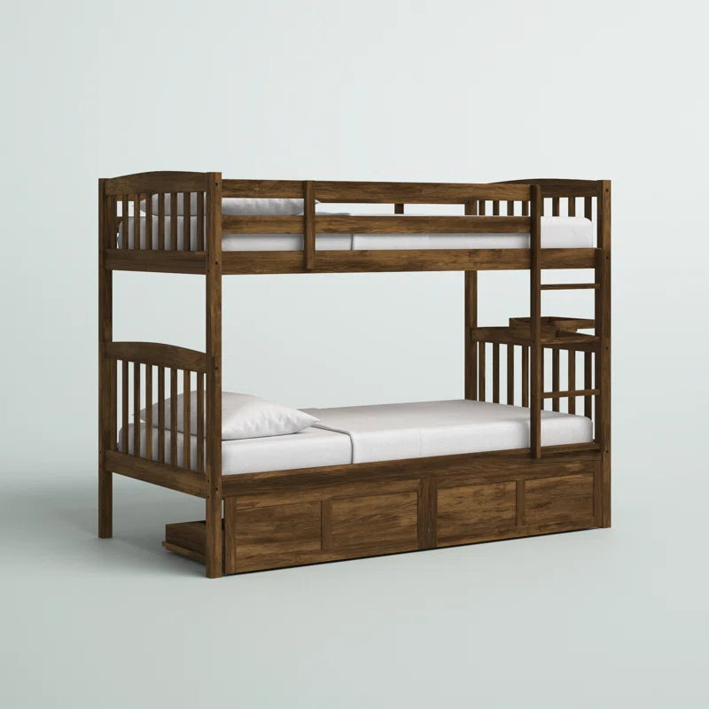 Bunk Bed: Twin Bunk Bed with Drawers