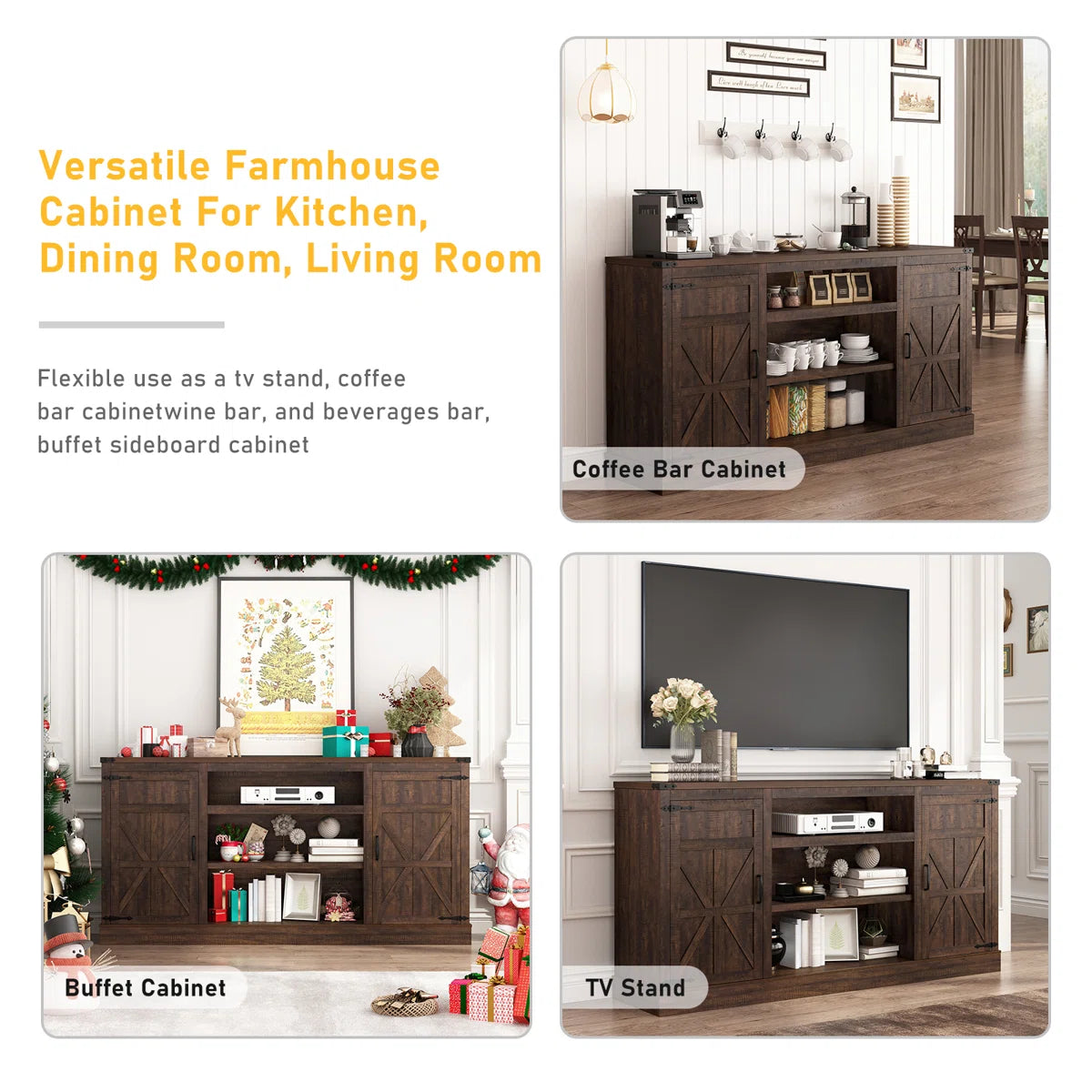 tv panel: Contemporary TV stand for 75" screen, offers ample media organization space