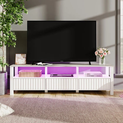 tv panel: Modern tv panel for TVs up to 75 Inches with Storage