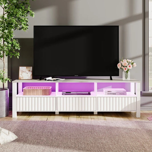 tv panel: Modern tv panel for TVs up to 75 Inches with Storage