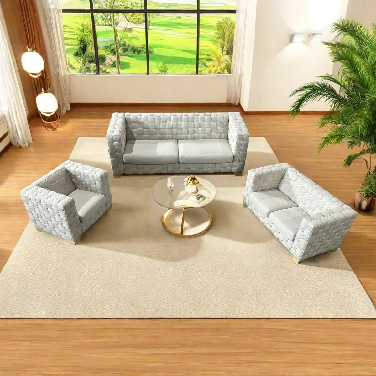 7 Seater Sofa Set: Designed & Stylish Comfortable Sofa Set with Modular Chaise