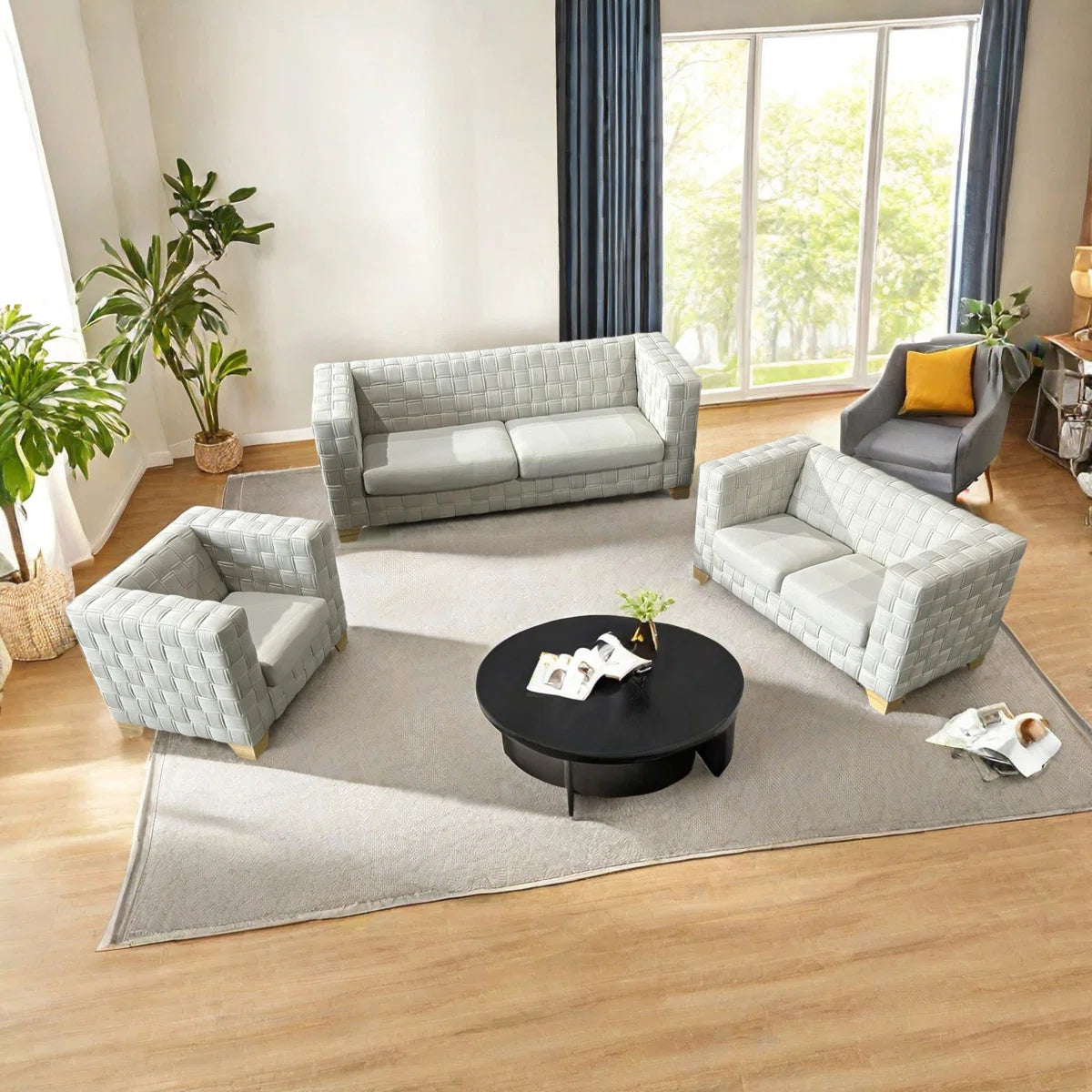 7 Seater Sofa Set: Designed & Stylish Comfortable Sofa Set with Modular Chaise