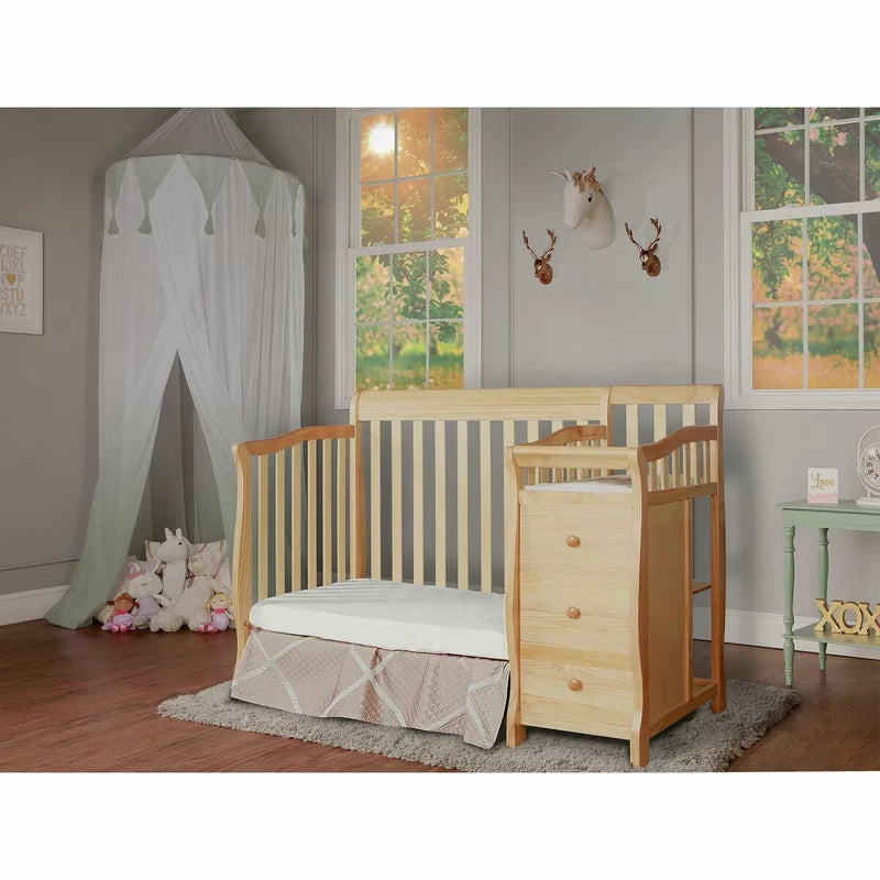 Cribs: 3-in-1 Mini Convertible Crib and Changer