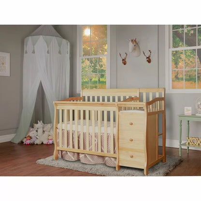 Cribs: 3-in-1 Mini Convertible Crib and Changer