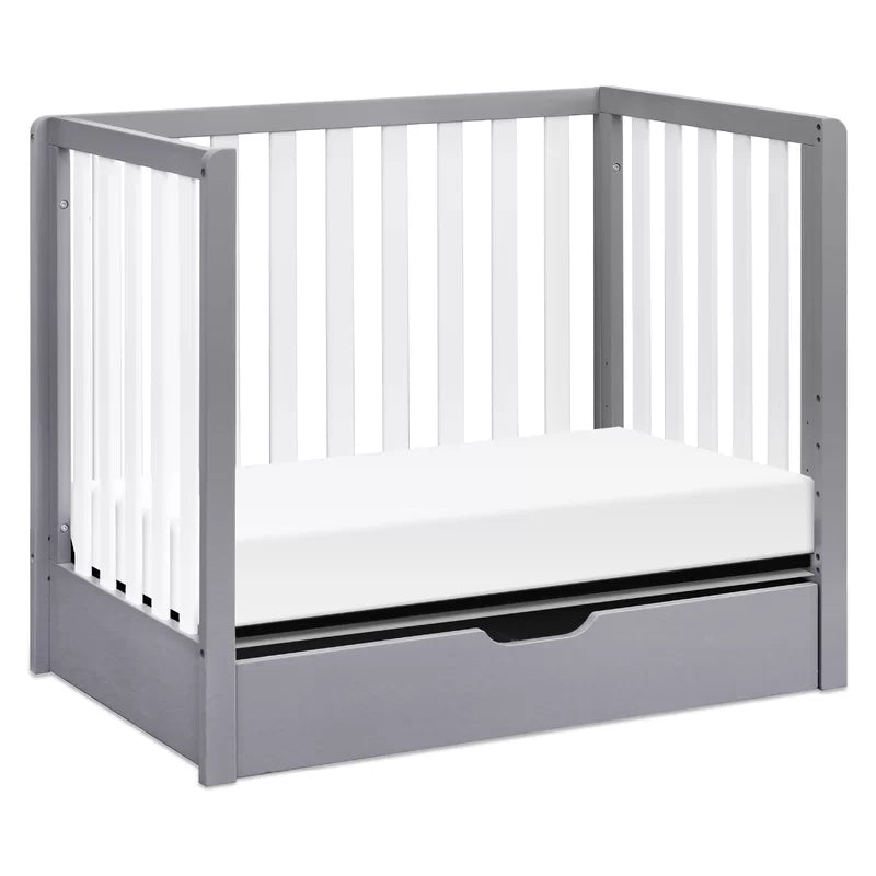 Cribs: 4-in-1 Mini Convertible Crib with Storage